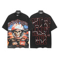 Godspeed Out Of Many One Racing Skull Graphic T-Shirt