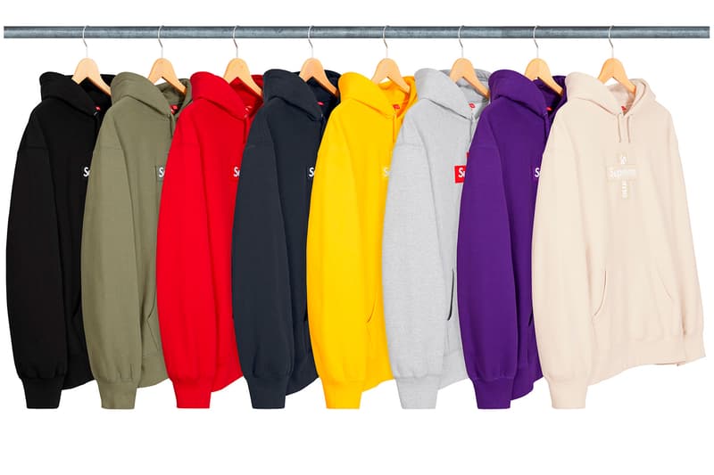 Supreme Box Logo Hoodie - Cream